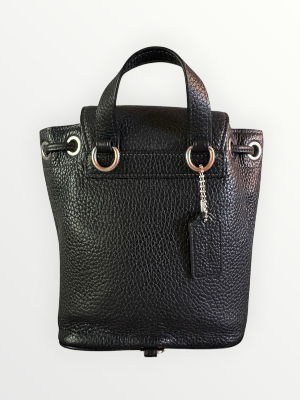 Coach Amelia Convertible 3-Way Backpack Crossbody Shoulder Bag Black CL408 - Picture 5 of 9